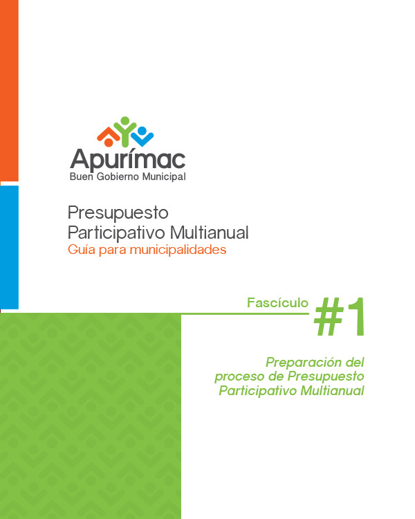 2.1 – Presupuesto Participativo Multi-anual (PP) – Fascículo 1