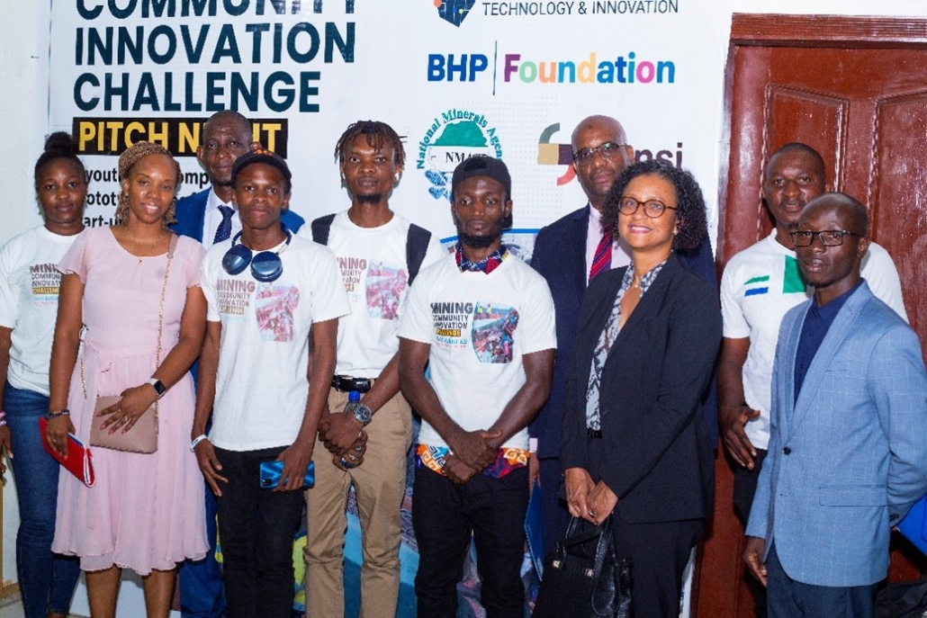 First place winners Team Smart Cure shares lens with regional representatives from International Finance Corporation (IFC) at the MCIC final pitch night event.