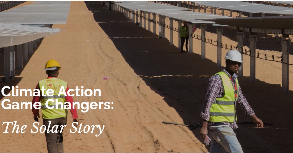 Climate Action Game Changers: The Solar Story